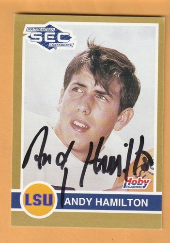 Andy hamilton lsu - hamilton, auto