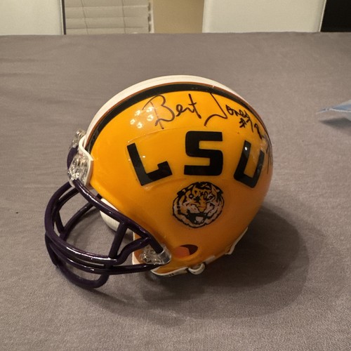 Signed bert jones - signed, helmet